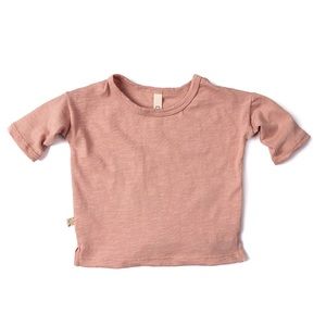 Childhoods Slouch Tee - Clay Pink